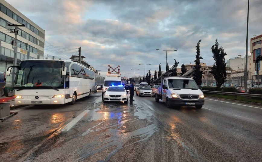 Κίνηση τώρα: Κόλαση ο Κηφισός – Καραμπόλα 4 οχημάτων