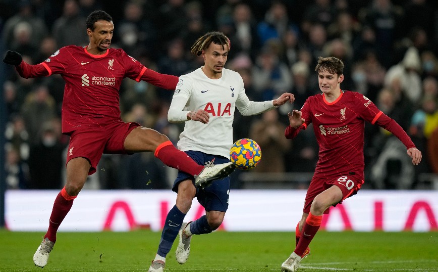 Premier League: Απολαυστική ισοπαλία στη μάχη της Τότεναμ με τη Λίβερπουλ – Δείτε τα γκολ