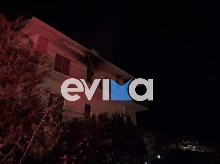 Εύβοια: Απεγκλωβισμός ηλικιωμένης από το σπίτι της που πήρε φωτιά