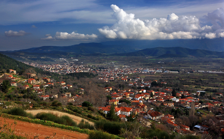 Το Μεταξοχώρι από ψηλά Το Μεταξοχώρι από ψηλά