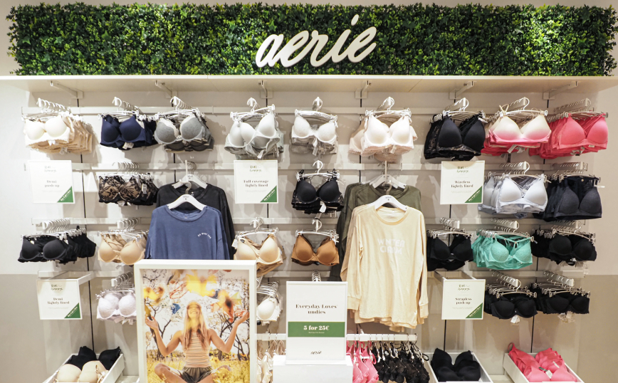 Το πιο body positive brand, Aerie, μόλις έφθασε στα πολυκαταστήματα notos Αθήνας &#038; Θεσσαλονίκης