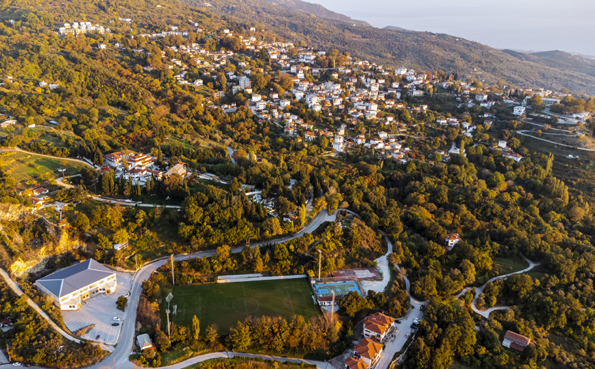 Η Πορταριά από ψηλά