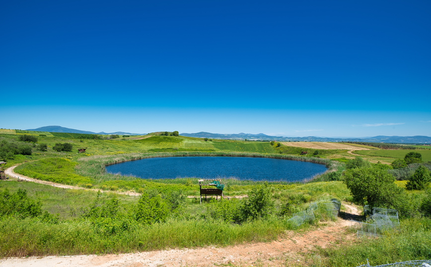 Η λίμνυη Ζερέλια πανοραμικά Η λίμνυη Ζερέλια πανοραμικά