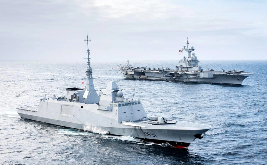 Ολοκληρώνεται αύριο η κοινή ναυτική άσκηση ελληνικών και γαλλικών δυνάμεων στη Μεσόγειο Ολοκληρώνεται αύριο η κοινή ναυτική άσκηση ελληνικών και γαλλικών δυνάμεων στη Μεσόγειο