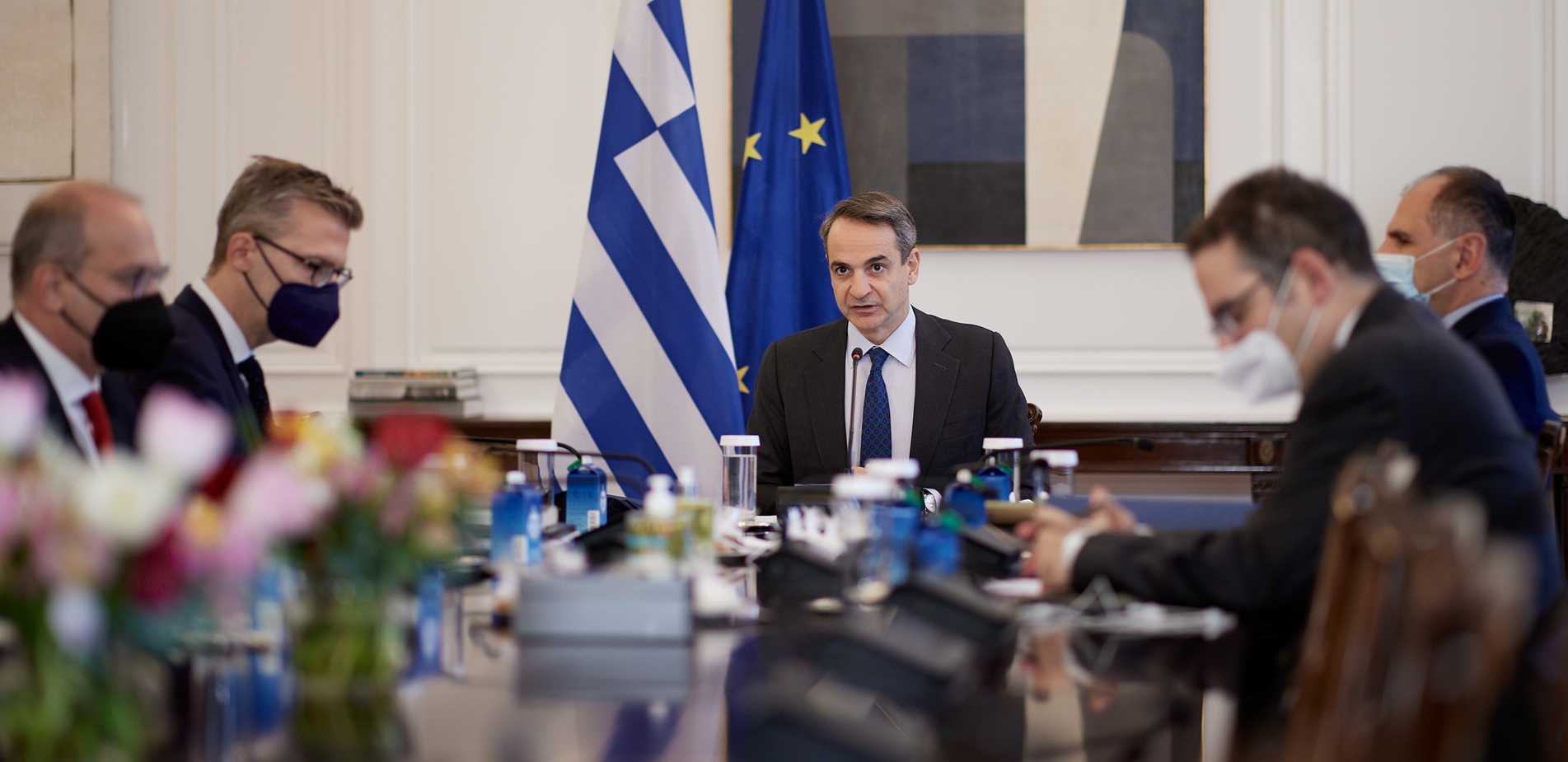Σε εξέλιξη η συνεδρίαση του υπουργικού Συμβουλίου υπό τον πρωθυπουργό