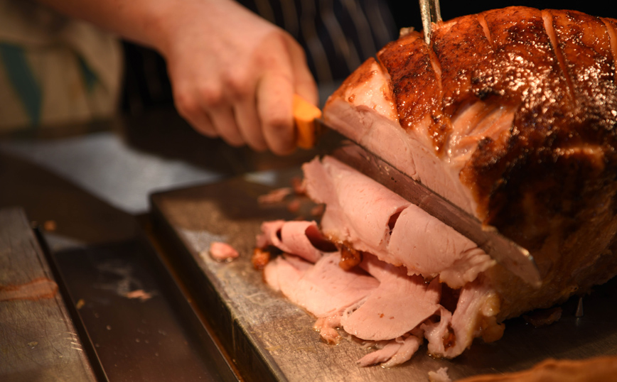 ένα κομμάτι χοιρομέρι