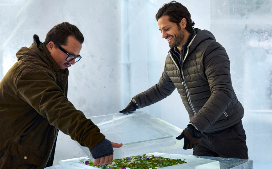 Οι σχεδιαστές της νέας σουίτας του Icehotel στη Σουηδία Οι σχεδιαστές της νέας σουίτας του Icehotel στη Σουηδία