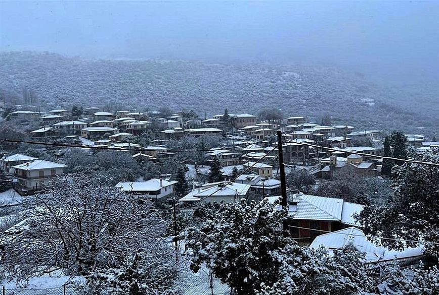 Κακοκαιρία Carmel: Ισχυρές χιονοπτώσεις στα βόρεια της Αττικής &#8211; Που έβρεξε πιο πολύ