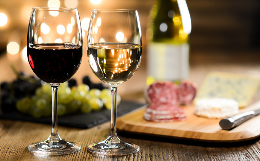 Κόκκινο και λευκό κρασί Κόκκινο και λευκό κρασί