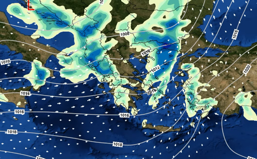 Καιρός &#8211; Meteo: Έρχονται δύο απανωτά κύματα κακοκαιρίας &#8211; Πότε χτυπούν τη χώρα