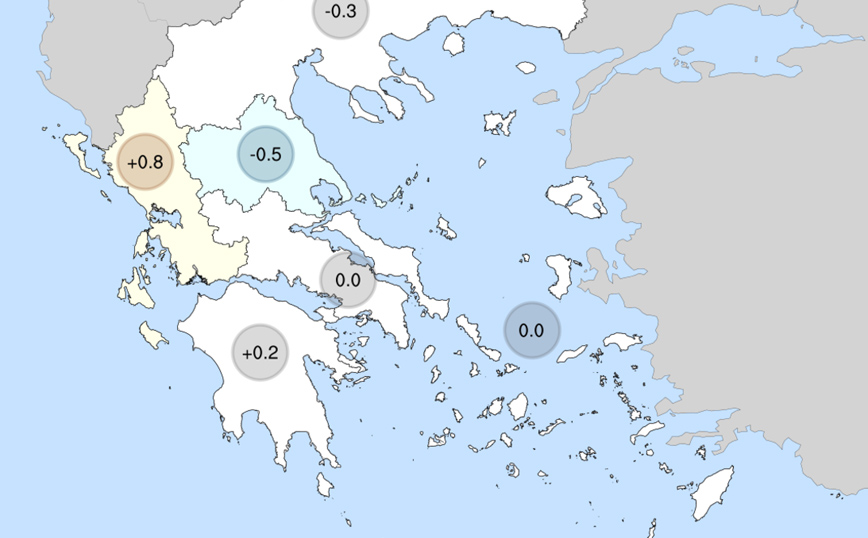 Καιρός &#8211; Meteo: Πώς κινήθηκε ο υδράργυρος τον Νοέμβριο σε σύγκριση με την τελευταία δεκαετία