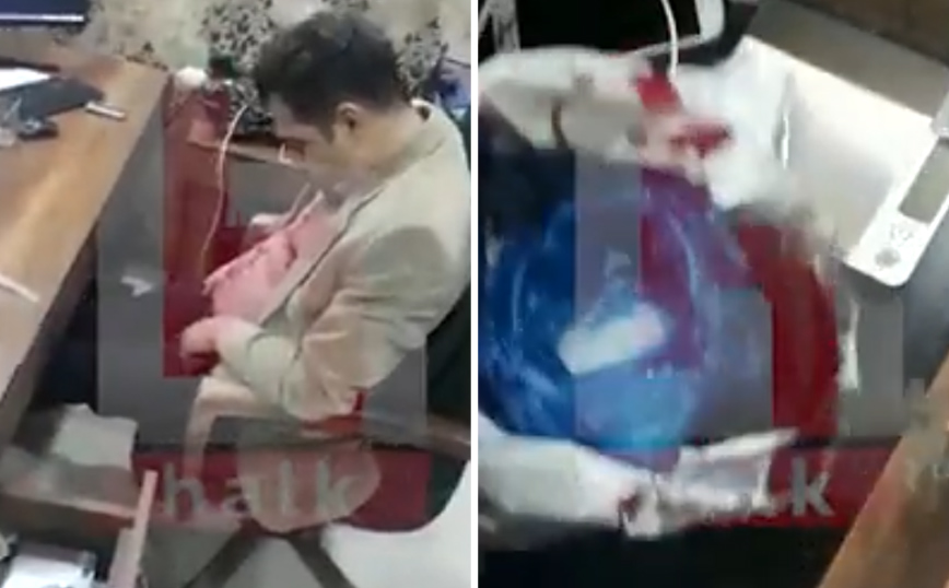 Στέλεχος του κόμματος του Ερντογάν πιάστηκε να κοιμάται δίπλα σε σακούλα με ναρκωτικά – Το βίντεο που κυκλοφόρησε
