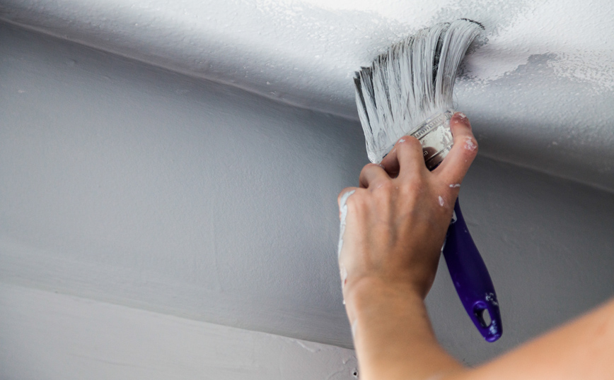 Βάψιμο τοίχων και οροφής