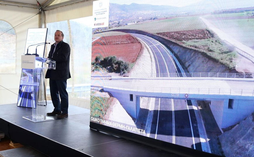 Κώστας Καραμανλής: Στην κυκλοφορία τα πρώτα 5 χλμ του «Θέρμη - Γαλάτιστα» Κώστας Καραμανλής: Στην κυκλοφορία τα πρώτα 5 χλμ του «Θέρμη - Γαλάτιστα»