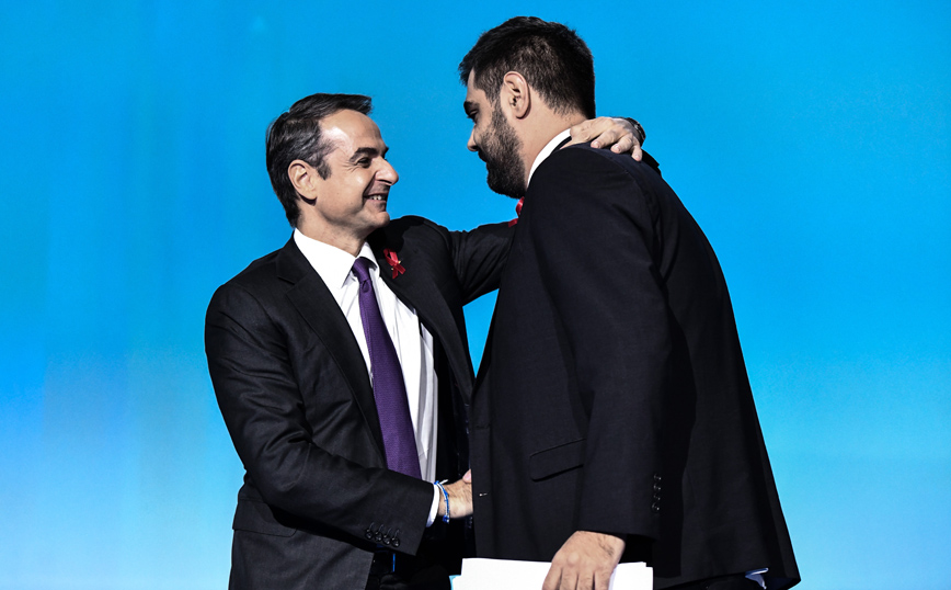 Κυριάκος Μητσοτάκης και Παύλος Μαρινάκης Κυριάκος Μητσοτάκης και Παύλος Μαρινάκης