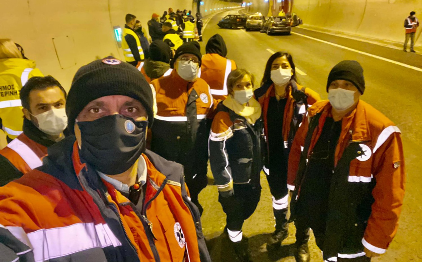 Εντυπωσιακές εικόνες από τη μεγάλη άσκηση στη σήραγγα Πλαταμώνα