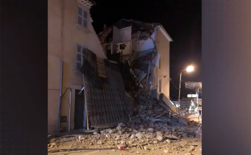 Κατέρρευσε κτίριο στη νότια Γαλλία: Τρεις τραυματίες και εγκλωβισμένοι στα χαλάσματα