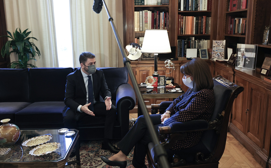 Η συνάντηση Ανδρουλάκη με την ΠτΔ Η συνάντηση Ανδρουλάκη με την ΠτΔ