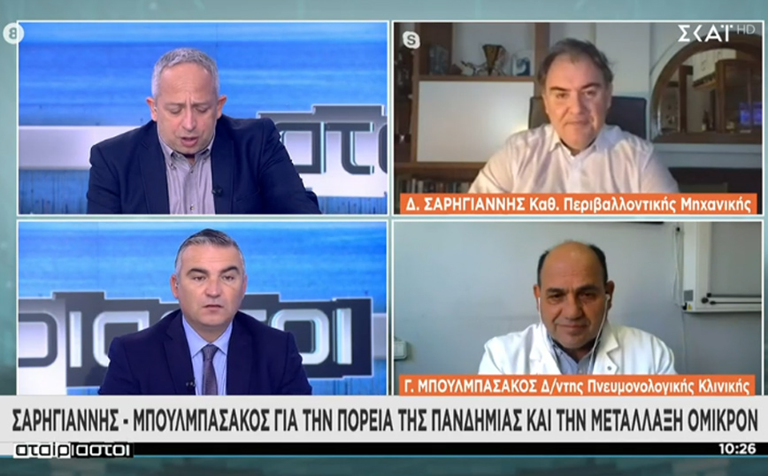 Κορονοϊός &#8211; Σαρηγιάννης: Αποκλιμάκωση στον αριθμό των κρουσμάτων, μείωση του δείκτη μεταδοτικότητας R