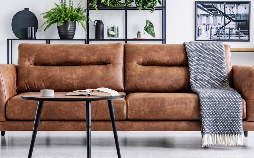 Δερμάτινος καναπές Δερμάτινος καναπές