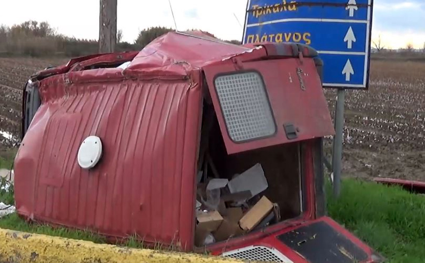 Πλατύ: Τροχαίο δυστύχημα με ένα νεκρό άνδρα στην διασταύρωση ΠΕΟ για Πλατύ