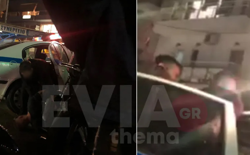 Χαλκίδα – Άγριο επεισόδιο στην Χαϊνά: Βίαιη προσαγωγή για τους εμπλεκόμενους που δεν έμπαιναν στο περιπολικό