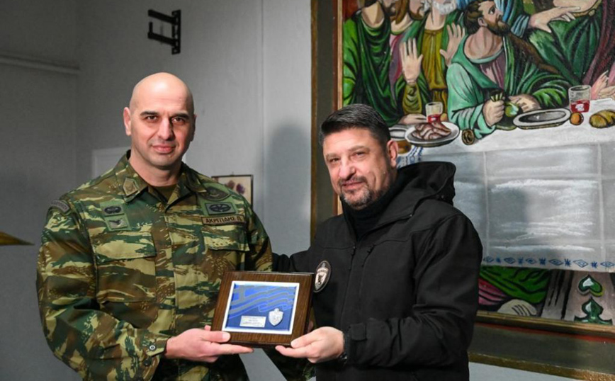 Στρατιωτικές μονάδες της Ξάνθης επισκέφθηκε ο Νίκος Χαρδαλιάς