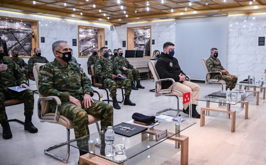 Στρατιωτικές μονάδες της Ξάνθης επισκέφθηκε ο Νίκος Χαρδαλιάς