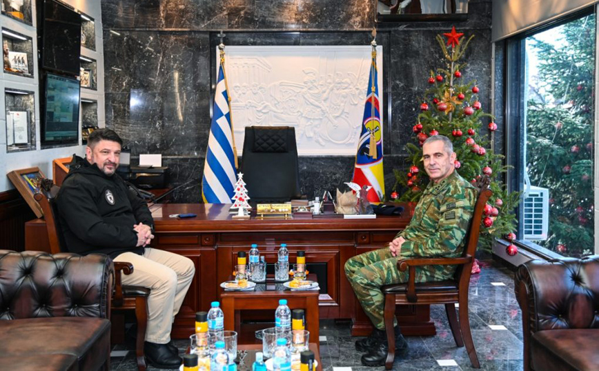 Στρατιωτικές μονάδες της Ξάνθης επισκέφθηκε ο Νίκος Χαρδαλιάς