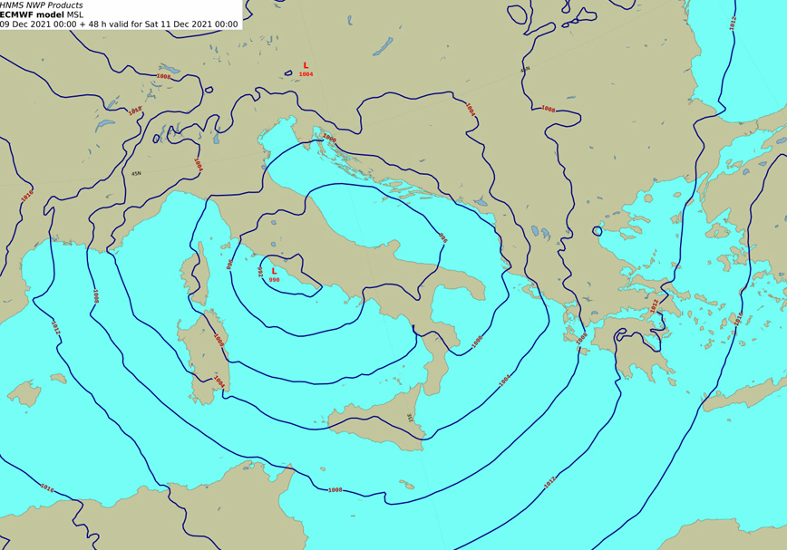 Ανάλυση καιρικής κατάστασης επί του εκτάκτου δελτίου επιδείνωσης Ανάλυση καιρικής κατάστασης επί του εκτάκτου δελτίου επιδείνωσης