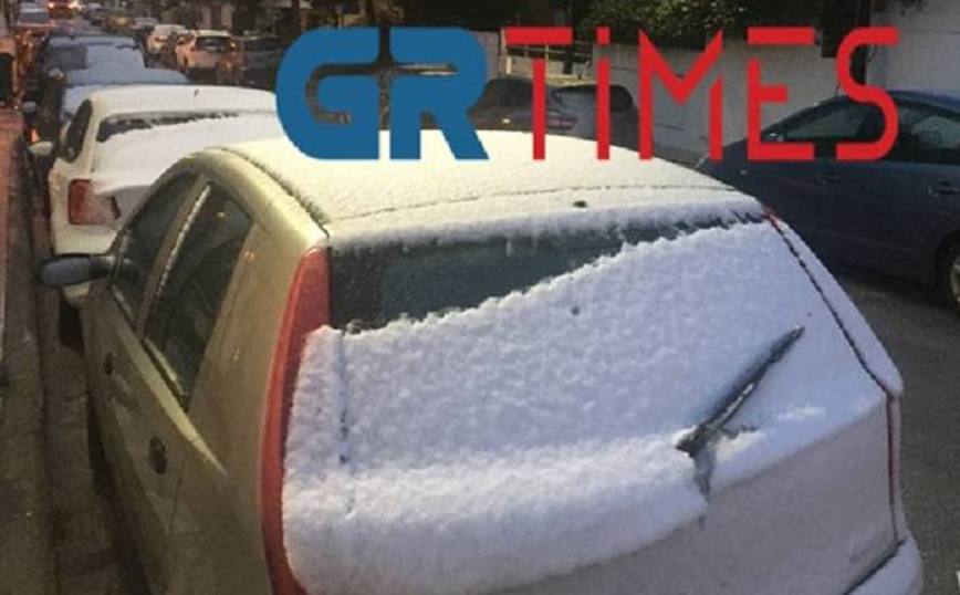 Έπεσαν τα πρώτα χιόνια στα ορεινά της Θεσσαλονίκης Έπεσαν τα πρώτα χιόνια στα ορεινά της Θεσσαλονίκης