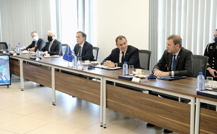 1η Τριμερής Συνάντηση μεταξύ των Υπουργών Άμυνας Κύπρου, Ελλάδας και Ιορδανίας 1η Τριμερής Συνάντηση μεταξύ των Υπουργών Άμυνας Κύπρου, Ελλάδας και Ιορδανίας