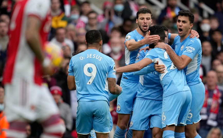 Premier League: Στο 93′ η Μάντσεστερ Σίτι νίκησε και την Άρσεναλ – Δείτε τα γκολ