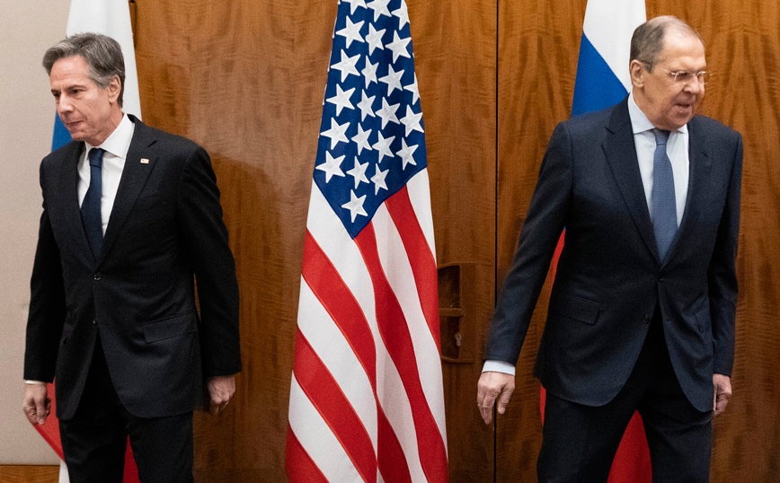 Μπλίνκεν: Η συζήτηση με τον Λαβρόφ δεν ήταν πολεμική &#8211; Οι ΗΠΑ θα απαντήσουν αν επιτεθεί η Ρωσία στην Ουκρανία
