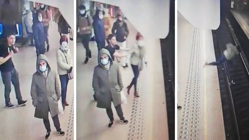 Βέλγιο: Συνελήφθη άνδρας που έσπρωξε γυναίκα στις γραμμές του μετρό – Δείτε το σοκαριστικό βίντεο