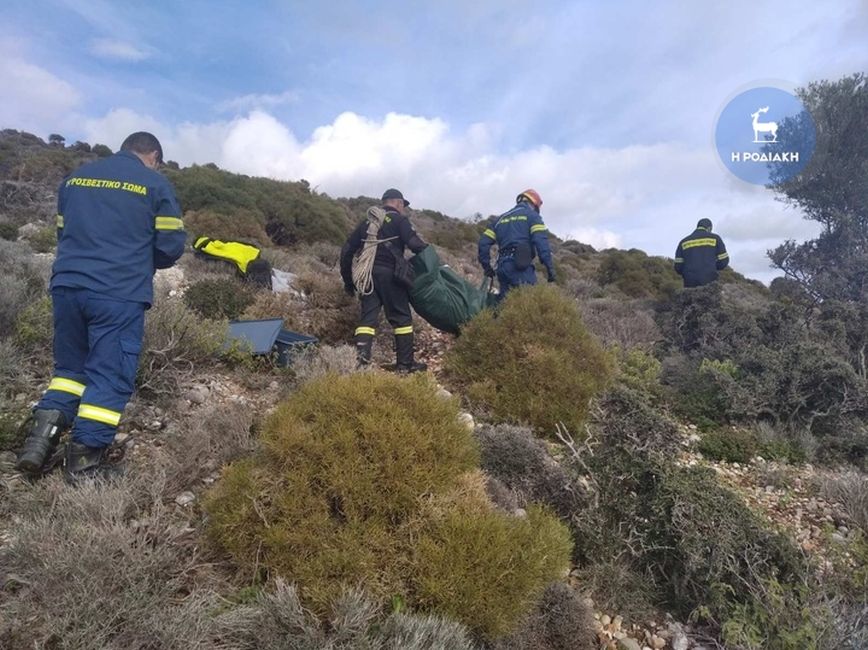 Σκελετός γυναίκας εντοπίστηκε σε δύσβατη περιοχή στη Ρόδο