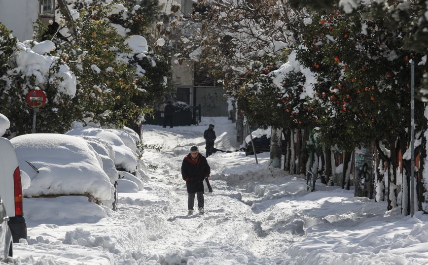 Μετά το χιόνι ο παγετός: Θερμοκρασίες έως και -10 βαθμούς στην Αττική