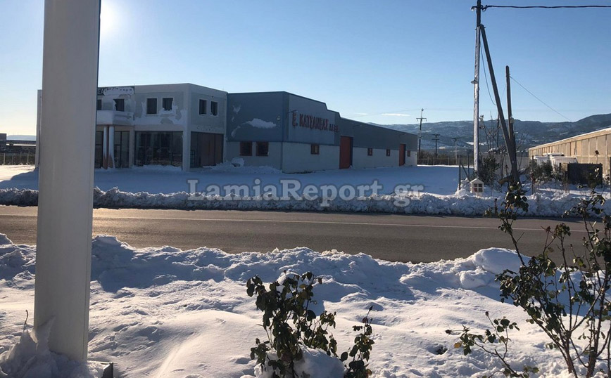 Πάγωσε η θάλασσα στην Αταλάντη Πάγωσε η θάλασσα στην Αταλάντη