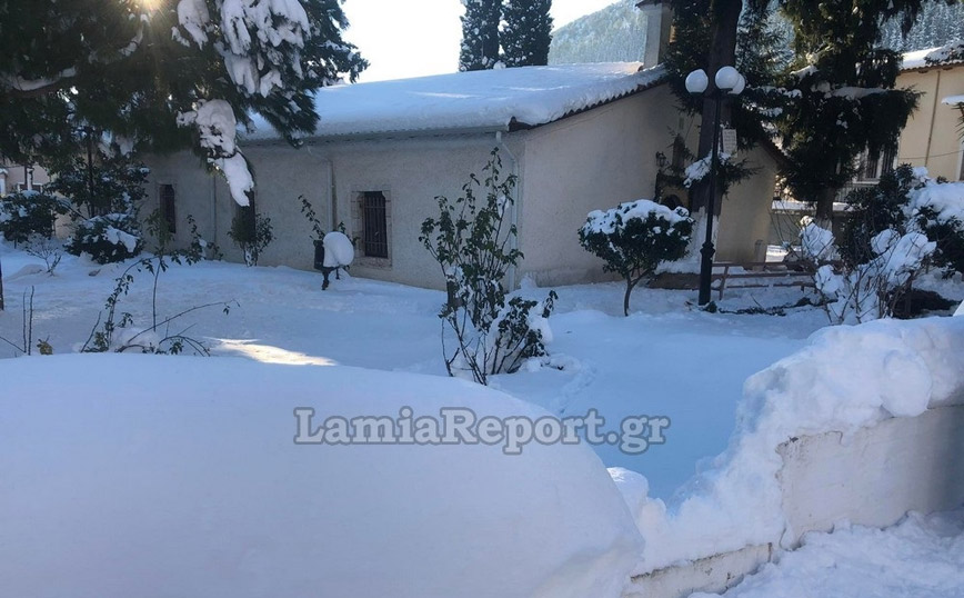 Πάγωσε η θάλασσα στην Αταλάντη Πάγωσε η θάλασσα στην Αταλάντη
