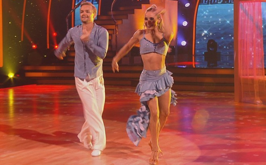 DWTS τελικός: Μάγεψε η Βασιλική Μιλλούση με την samba που χόρεψε