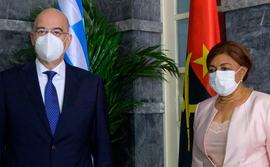 Δένδιας: Η Ελλάδα έτοιμη να βοηθήσει στην εμβάθυνση των σχέσεων Ε.Ε – Ανγκόλας