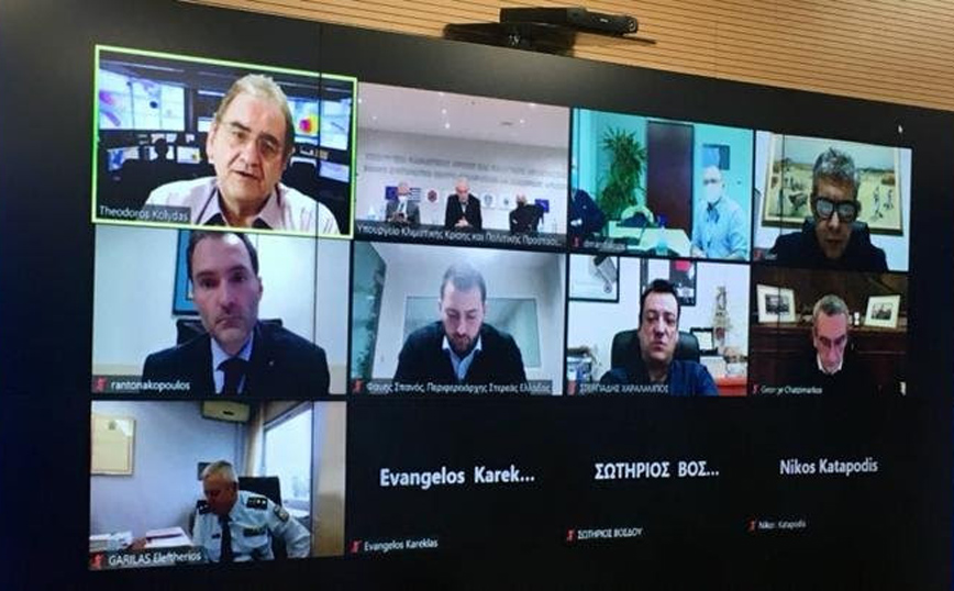 Κακοκαιρία «Διομήδης» - Νέα σύσκεψη στο Υπουργείο Κλιματικής Κρίσης και Πολιτικής Προστασίας Κακοκαιρία «Διομήδης» - Νέα σύσκεψη στο Υπουργείο Κλιματικής Κρίσης και Πολιτικής Προστασίας