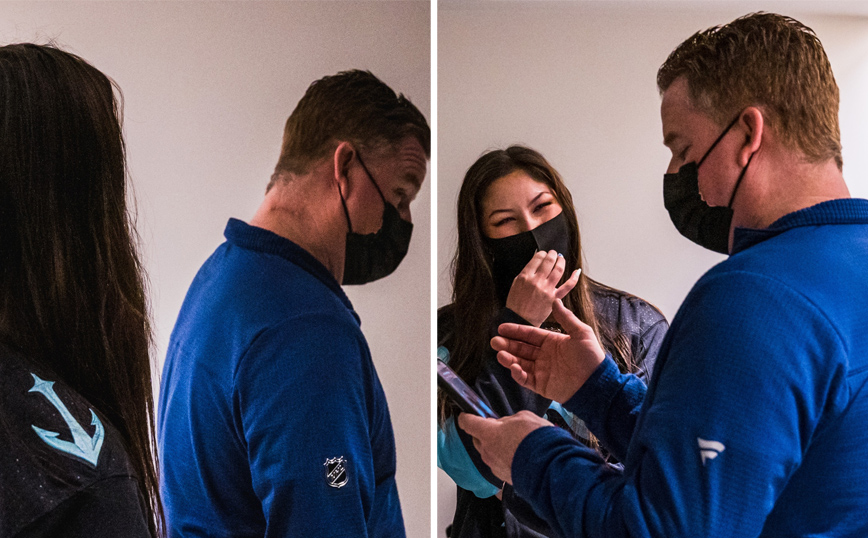 Brian Hamilton μιλά με τη φίλαθλο που του έσωσε τη ζωή Brian Hamilton μιλά με τη φίλαθλο που του έσωσε τη ζωή