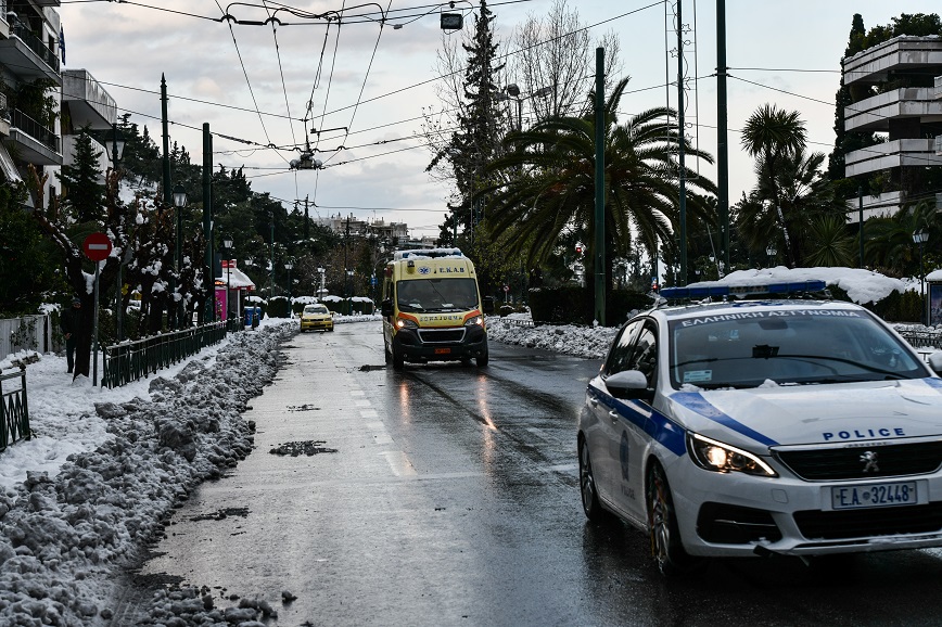 Κακοκαιρία Ελπίδα: Χωρίς προβλήματα η κυκλοφορία σχεδόν σε όλους τους κεντρικούς δρόμους της Αττικής