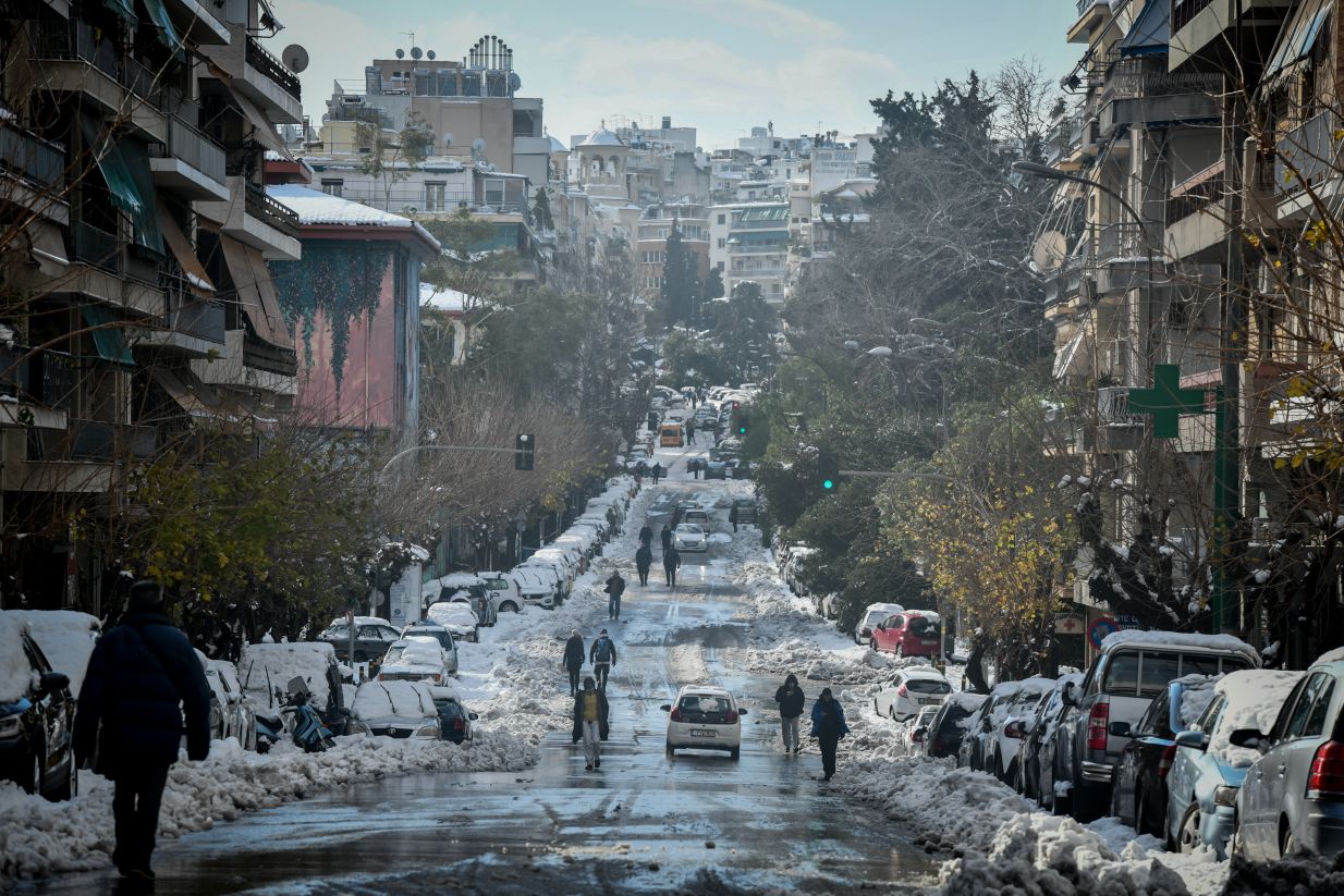 Κακοκαιρία Ελπίδα: Αργία και σήμερα σε Αττική, Βοιωτία, Δωδεκάνησα, Εύβοια, Κρήτη και Κυκλάδες