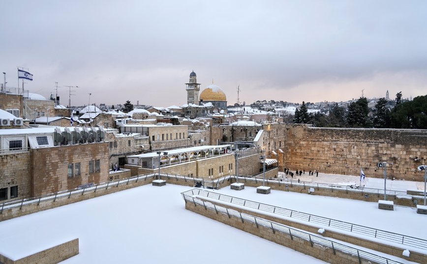 Στα λευκά η Ιερουσαλήμ, το Ισραήλ και η Δυτική Όχθη Στα λευκά η Ιερουσαλήμ, το Ισραήλ και η Δυτική Όχθη
