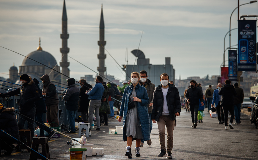 Κορονοϊός &#8211; Τουρκία: Σχεδόν 45.000 νέα κρούσματα &#8211; Κυριαρχεί η Όμικρον