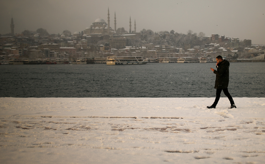 Χιόνια στην Κωνσταντινούπολη