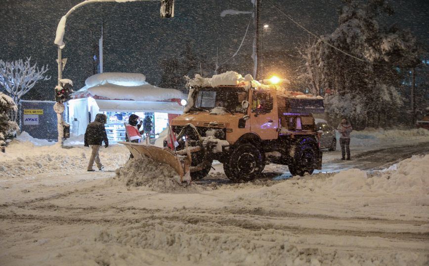 Χιόνια στην Κατεχάκη Χιόνια στην Κατεχάκη