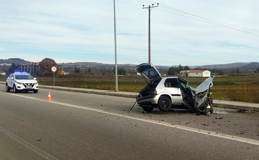 Σοβαρό τροχαίο ατύχημα στο δρόμο Κοζάνης-Κρόκου